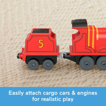 Thomas & Friends The Track Team Engine Pack, 10 Diecast Push-Along Toy Trains & Vehicles - Image 4 of 6