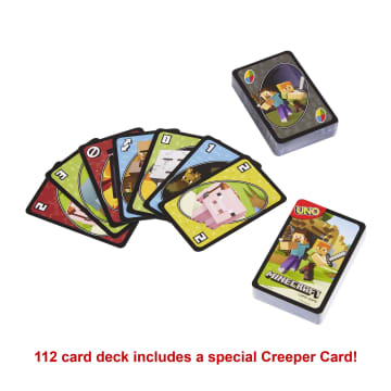 UNO Minecraft themed Matching Card Game For 2-10 Players Ages 7Y+