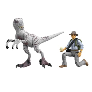 Jurassic World Collection Hammond Dr Grant et Vélociraptor