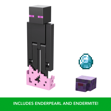 Minecraft Action Figures & Accessories Collection, 3.25-in Scale & Pixelated Design (Characters May Vary) - Imagen 3 de 6