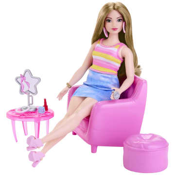 Barbie Fashion & Beauty Conjunto de Brinquedo Estilista e Armário - Imagem 4 de 5