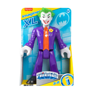 Imaginext DC Super Friends the Joker XL 10-Inch Poseable Figure For Preschool Kids