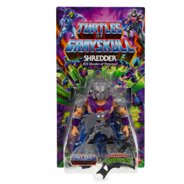 Masters of the Universe Turtles of Grayskull Figura de Ação Shredder de 5.5"