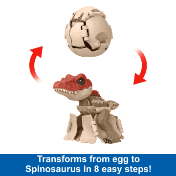 Jurassic World Egg To Dinosaur Transforming Toy, Hidden Hatchers