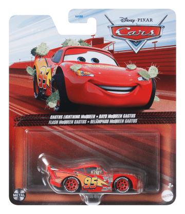 Carros da Disney e Pixar Diecast Veículo de Brinquedo Relâmpago McQueen Cacto - Imagem 4 de 4