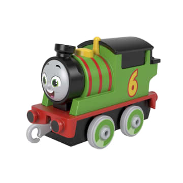 Thomas & Friends Toy Train, Percy Diecast Metal Engine, Push-Along