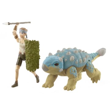 Jurassic World Human & Dino Toy Pack, Dinosaur Action Figures, 4 Year Olds & Up - Image 3 of 10