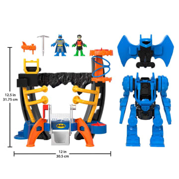 Imaginext DC Super Friends Batman Playset, Robo Command Center With Detachable 10-Inch Robot - Imagen 6 de 6