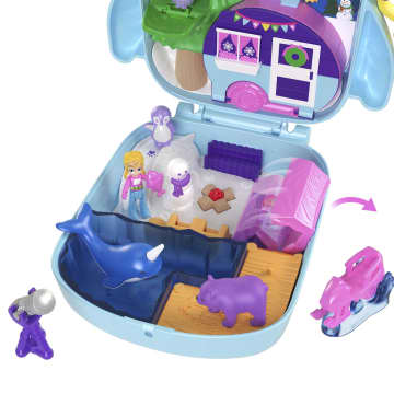 Polly Pocket Dolls And Playset, Pajama Party Snowy Sleepover Owl Compact - Imagen 3 de 6