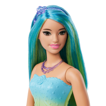Barbie Fantasía Muñeca Doncella Vestido de Ensueño Verde - Imagen 2 de 6