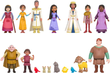 Disney Wish Coffret de Mini-Personnages Royaume de Rosas