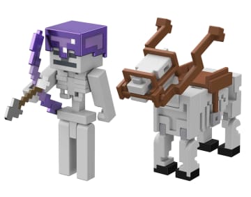 Minecraft Vanilla Figura de Acción Paquete Caballo Esqueleto 3.25