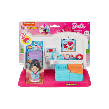 Fisher Price Little People Barbie Doctor Playset For Toddlers & Preschool Kids, 2 Pieces