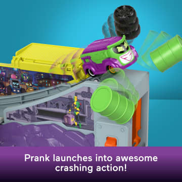 Fisher-Price DC Batwheels Playset With Car Ramp And Launcher, Legion Of Zoom Launching Hq - Image 4 of 6