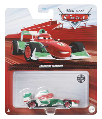 Cars de Disney y Pixar Vehículo de Juguete Francesco Bernoulli Escala 1:55
