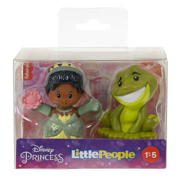 Little People Disney Princesa Juguete para Bebés Figuras de Tiana y Naveen