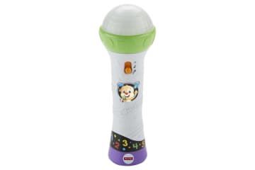 Fisher-Price Ríe y Aprende Juguete para Bebés Micrófono Graba y Canta