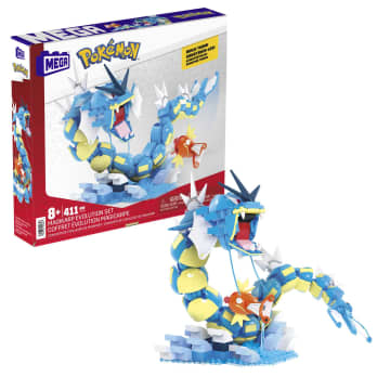 MEGA Pokémon Magikarp Building Toy Kit with 2 Action Figures (411