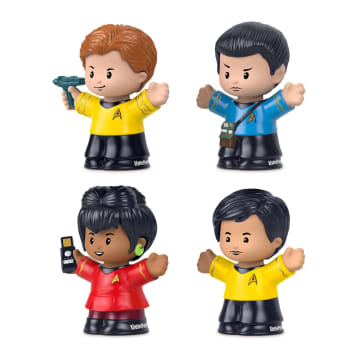 Little People Collector Star Trek Special Edition Set For Fans, 4 Figures In Gift Package - Image 4 of 6