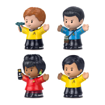 Little People Collector Star Trek Special Edition Set For Fans, 4 Figures in Gift Package - Imagen 4 de 6