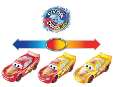 Disney And Pixar Cars On the Road Color Changers Lightning Mcqueen