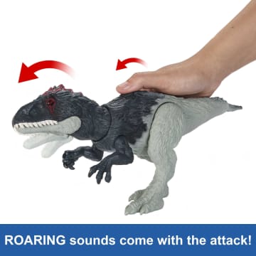 Jurassic World Wild Roar Eocarcharia Dinosaur Toy Figure With Sound - Image 4 of 6