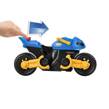 Imaginext DC Super Friends Veículo de Brinquedo Batcycle e Batman™ - Imagen 3 de 6