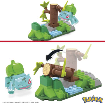 MEGA Pokémon Jogo de Construção Diversão na Floresta do Bulbasaur - Imagen 3 de 6