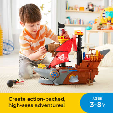 Imaginext Shark Bite Pirate Ship - Image 2 of 6