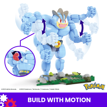 MEGA Pokémon Machamp Building Toy Kit (401 Pieces) With 1 Poseable Figure For Kids - Image 3 of 6