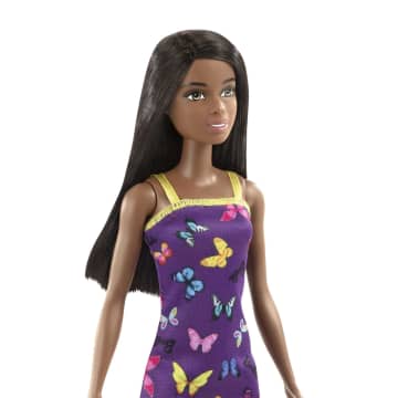 Barbie Fashion & Beauty Boneca Vestido Roxo com Borboletas - Image 2 of 6