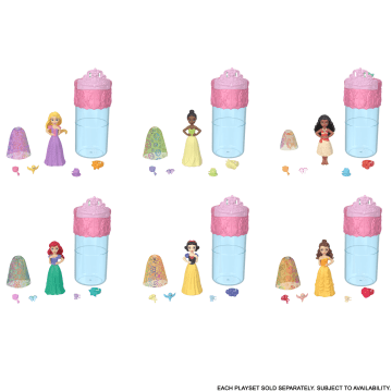 Disney Princess Royal Color Reveal Surprise Small Doll With Garden Party Accessories (Dolls May Vary)