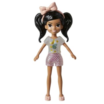 Polly Pocket Conjunto de Brinquedo Pacote de Modas Festa de Pijamas Elemento Surpresa - Imagen 3 de 6