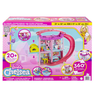Barbie Doll House, Chelsea Playhouse With 2 Pets And 15+ Accessories