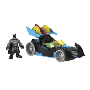 Imaginext DC Super Friends Veículo de Brinquedo Batmóvel de Corrida Bat-Tech - Imagen 1 de 6