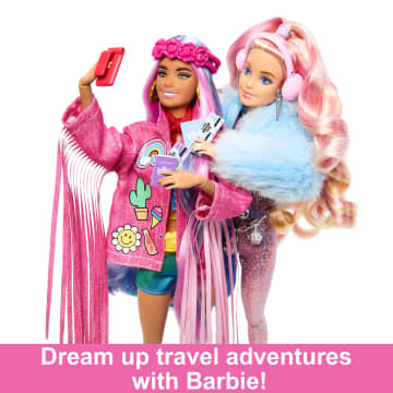 Travel Barbie Doll With Desert Fashion, Barbie Extra Fly