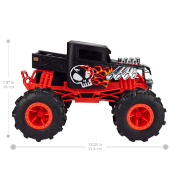 Hot Wheels RC Monster Trucks 1:15 Scale Bone Shaker, Remote-Control Toy