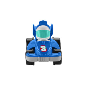 Little People Hot Wheels Juguete para Bebés Vehículo Wheelies Azul de Carreras - Image 3 of 6