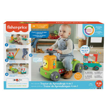 Fisher-Price Juguete para Bebés Tractor de Aprendizaje 4 en 1