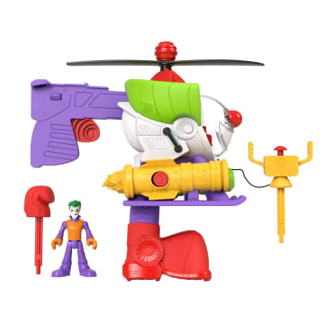Imaginext DC Super Friends the Joker Robo Copter Toy Robot Figure & Helicopter, 3-Pieces - Imagem 1 de 6