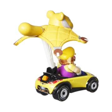 Hot Wheels Mario Kart Vehículo de Juguete Wario Sports Coupe Waddle Wing - Imagem 3 de 4