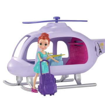 Polly Pocket Conjunto de Brinquedo Helicóptero de Aventura