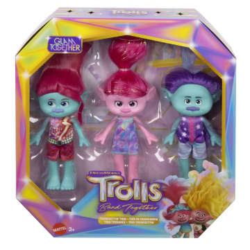 Dreamworks Trolls Band Together Trio Tendance, 3 Poupées - Imagen 6 de 6