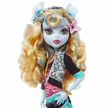 Monster High Lagoona Blue Reproduction Doll With Doll Stand & Accessories, SOLD OUT