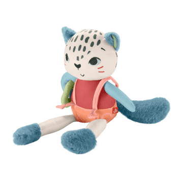 Fisher-Price Planet Friends Spotting Fun Snow Leopard Baby Sensory Toy