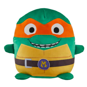 Teenage Mutant Ninja Turtles: Mutant Mayhem Plush Toys Cuutopia, 10 Inch TMNT Rounded Pillows, Key Movie Characters - Imagem 1 de 5