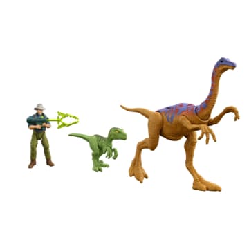 Jurassic Park Dr. Alan Grant Tactical Claw Figure Pack & 2 Dinosaurs - Imagen 5 de 6