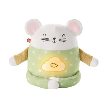 Fisher-Price Meditation 7.87" Mouse Stuffed Animal With Soothing Sounds