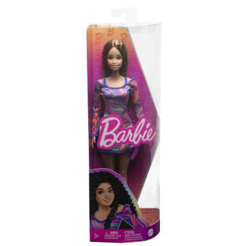 Barbie-Barbie Fashionistas 206-Poupée Cheveux Crépus - Imagen 6 de 6