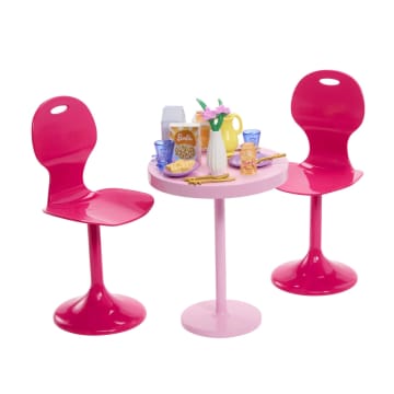 Barbie Conjunto de Brinquedo Mesa de Café da Manhã